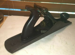 Antique 1920 ' s - 30 ' s Stanley Smooth Jack Plane No.  5 All And Beauty 7