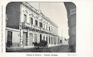 Paraguay - Asuncion - Tribunal De Comercio - Ed.  Foto San Martin Serie A No.  17.
