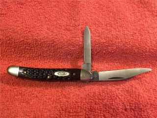 Vintage Case Xx 62087 Ss Usa 2 Blade Trapper Pocket Knife Bone Handle 1983 Ex,