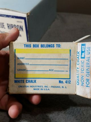 Vintage Dustless White Chalk No.  307006 5