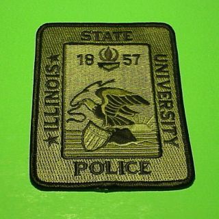 Illinois State University 1857 Il Subdued Police Patch