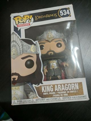 Lord Of The Rings Funko Pop King Aragorn 534 Barnes And Noble Not