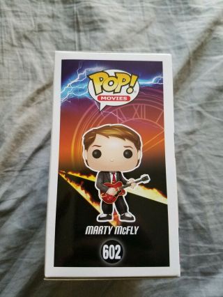 Funko POP Marty Mcfly W/ Guitar 602 Back to the Future Canada Expo Exclusive 3