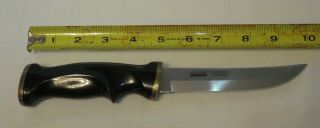Vintage Sandvik Fixed Blade Knife with Leather Sheath 4