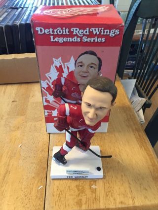 Ted Lindsay Great Lakes Loons Detroit Red Wings Legend Sga Bobblehead W/box