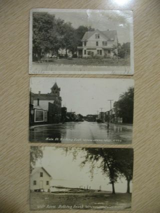 3 Vintage Postcards Winneconne Wi/wisconsin 1 & 2 Cent Stamp - Winnebago County