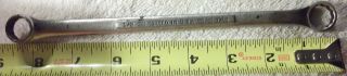 Vintage Sears Craftsman Tool =v= Offset Double Box End Wrench 1/2 " X 9/16 " Usa