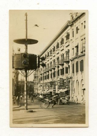 18 Antique Photo Hong Kong China Republic Period Street Scene 20 - 30 