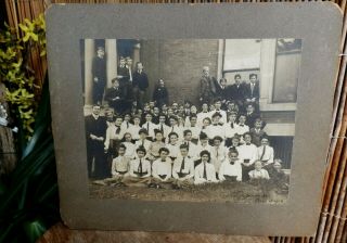 C 1900 Cab Card Buffalo Ny Historic School 56,  1902 School Photo All Identified
