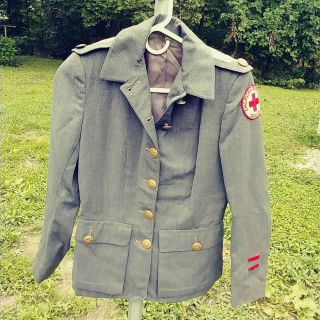 Wwii American Red Cross Service Staff Assistance Corps Jacket Uniform Pattern