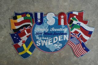 2011 World Jamboree - Usa Contingent Jacket/back Patch