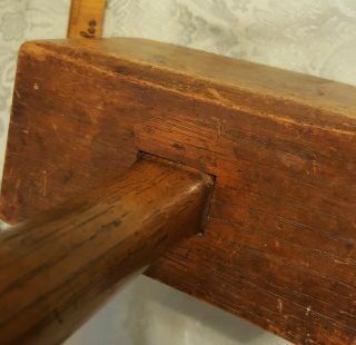 Vintage Wood Mallet Woodworking Hammer Primitive Carpenter Tool 7