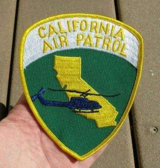 Obsolete California State Highway Air Patrol Chp Patch Helicopter