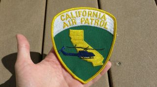 OBSOLETE CALIFORNIA STATE HIGHWAY AIR PATROL CHP PATCH HELICOPTER 2