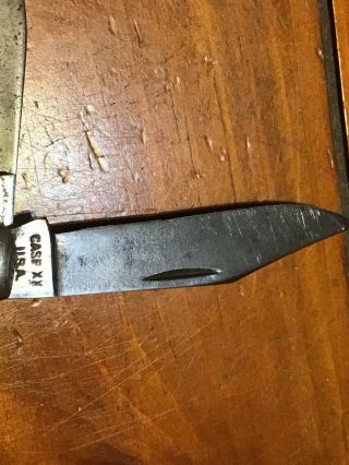 Vintage Case XX USA RedBone Tadpole 1960’s 2 Blade Pocket Knife 4