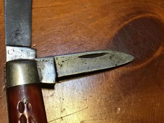 Vintage Case XX USA RedBone Tadpole 1960’s 2 Blade Pocket Knife 8