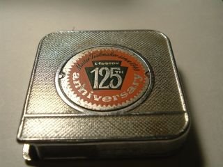 Vintage Advertising Tape Measure Disston Tools 125th Anniversary 1965