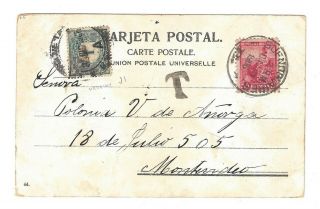 1906 Buenos Aires Argentina Stamp Cover Postcard Uruguay Postal History