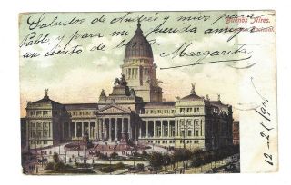 1906 Buenos Aires Argentina Stamp Cover Postcard URUGUAY POSTAL HISTORY 2