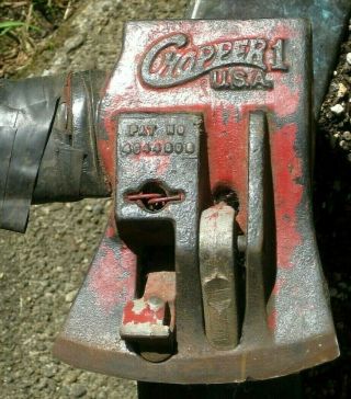Vintage Chopper 1 Axe Head Only Made in USA 3