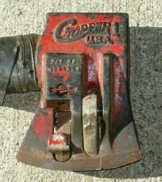 Vintage Chopper 1 Axe Head Only Made in USA 4