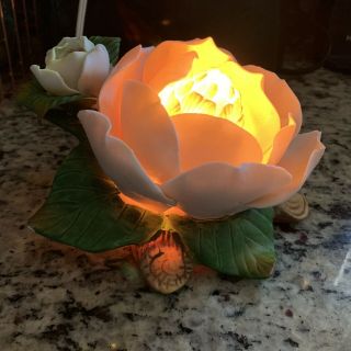 Vintage Flower Table Lamp Night Light