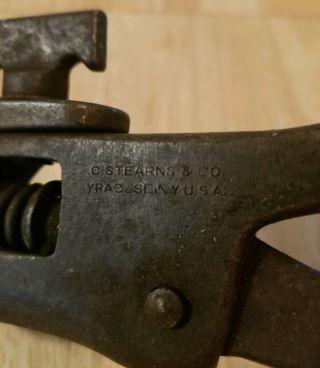 Antique E.  C.  STEARNS & Co.  Saw Set Tool Syracuse,  NY York USA 2