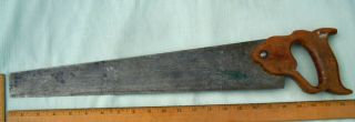 Henry Disston & Sons Cast Steel Saw Part Of No.  101 6 - Blade Set Pat Nov 2 1909