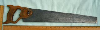 Henry Disston & Sons Cast Steel Saw part of No.  101 6 - Blade Set Pat Nov 2 1909 2