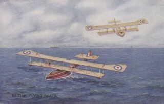 Ww1 British Seaplane " British Flying Boats ",  War Bond Card
