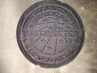 Orleans Water Meter Box Cover Cast Iron Oem