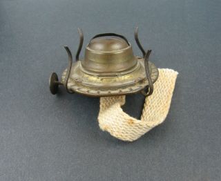 Antique 1890 ' s Brass Oil Lamp Part P&A CO Eagle Burner 1 Fits 7/8 