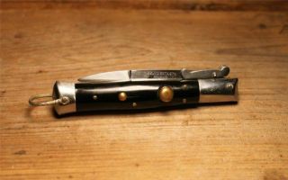Vintage Italian Milano Automatic Push Button Pocket Knife