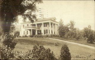Oneonta Ny Cancel 1912 Home Mansion Colliscroft Real Photo Postcard