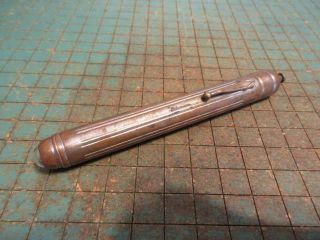 Vintage 1930s Anker S.  Lyhne Brass Pocket Flashlight - Patents No1408526 1919024