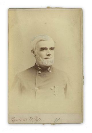 1880s Photo Civil War Union Soldier Cpl Reese Gwillim 22nd Connecticut Infantry