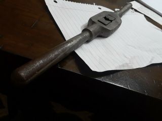 Wells & Bros.  Greenfield Ma.  Tap Wrench,  Little Giant No.  6
