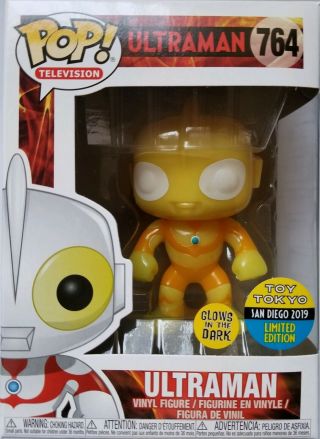 Funko Pop Sdcc 2019 Toy Tokyo Limited Edition - Ultraman (glows In The Dark)