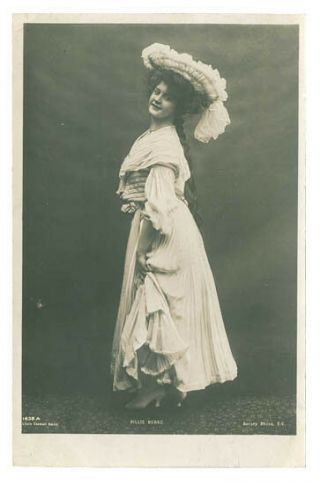 Stage & Movie Actress Billie Burke Vintage Photo Postcard