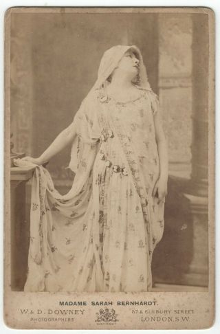 Cc: Legendary Actress Sarah Bernhardt Photographed By Downey