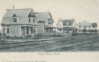 Arcola,  Saskatchewan,  1901 - 07; Residences On Carlyle Street (dirt)
