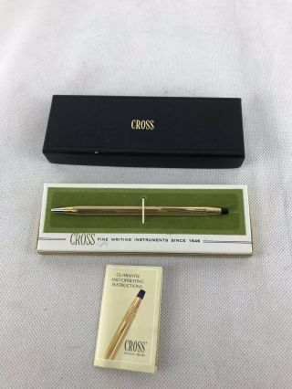 Vintage Cross Classic Century 10KT Gold Filled Ballpoint Pen / 4502 Made in USA 2