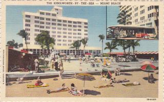 Miami Beach,  Florida,  30 - 40s : The Kenilworth By The Sea Hotel
