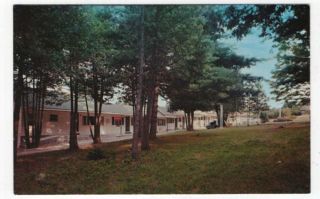 Schroon Lake,  York,  Early View Of Davis Motel & Housekeeping Cottages