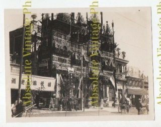 Old Photograph Chinese Theatre Canton China Vintage 1936