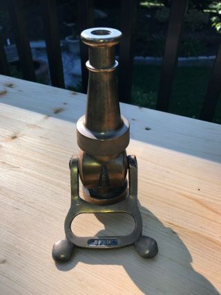 Make Offer Brass Antique Fire Fighting Nozzle - Akron Brass Mfg Co Inc.