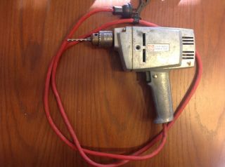 Vintage General Electric Ge 900 Rpm 3/8 Inch Power Drill Ta 30 Corded Portable
