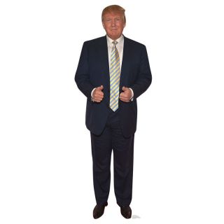 Donald Trump President V2 Lifesize Cardboard Cutout Standee Standup Poster Usa