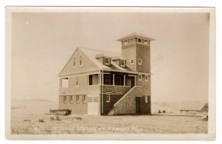 Rppc,  U.  S.  Life Saving Station,  Peaked Hill Bar,  Cape Cod Area,  Ma,  Ca1920s - 30s