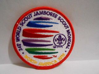 2019 World Jamboree Red Border Youth Participant Patch (rare)